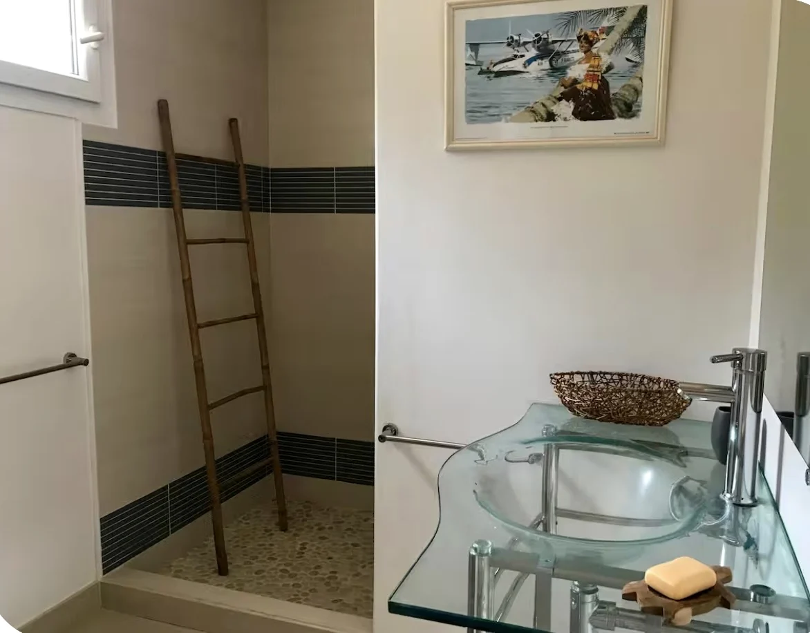 Vue mer depuis la villa à Grande Anse